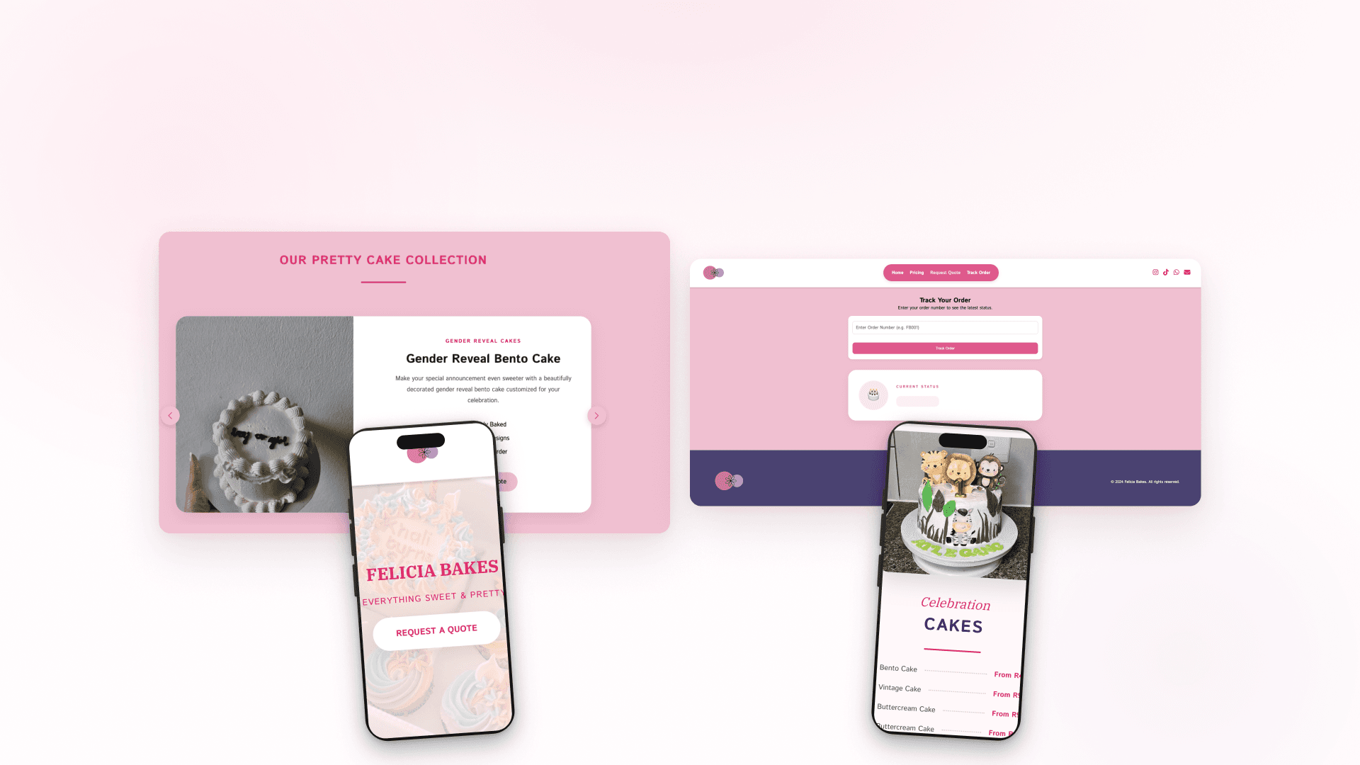 Felicia Bakes Website